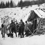 Cover image of Early Ski party to Assiniboine