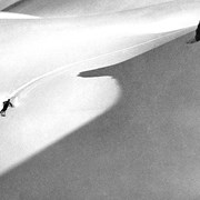 Cover image of Skier near Mt. Assiniboine