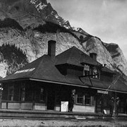 Cover image of C.P.R. Station Bankhead, Alta