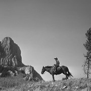 Cover image of Skyline pictures, Chet Ogan, trail ride. -- 1937 Sept.