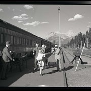 Cover image of Canadian Pacific Railway Passenger Train at Banff Station