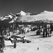 Cover image of [Sunshine ski area and lodge]. -- [1947]
