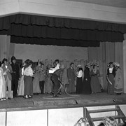 Cover image of Banff School of Fine Arts, "Stampede" Rehearsal. -- 1946