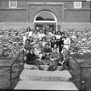 Cover image of Banff School of Fine Arts, Playwriting Class. -- 1946
