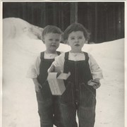 Cover image of Order of the Eastern Star installation, Kidney family, early Banff school children