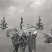 Cover image of Snowshoe Race Winners, Carnival 1950. -- 1950 Feb.
