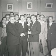 Cover image of Baseball Trophy. -- 1951 Sept.