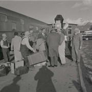 Cover image of Rotary Train Float. -- 1957 Feb. 14