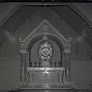 Cover image of Father McGuiness, Church Altar. -- 1957 June 6