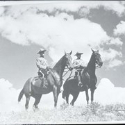 Cover image of 2 mounties on horseback. -- [ca.1940]