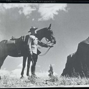 Cover image of 1 mountie with horse. -- [ca.1940]