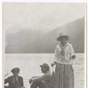Cover image of [Peter Whyte and two people fishing]