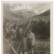 Cover image of [Peter Whyte and two women near Lake Louise]