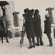 Cover image of [Film crew at Banff Springs Hotel]