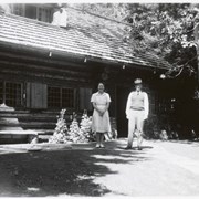 Cover image of Peter and Catharine Whyte outside their house