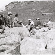 Cover image of Hikers at rest