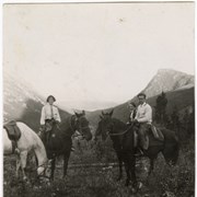 Cover image of People on horseback