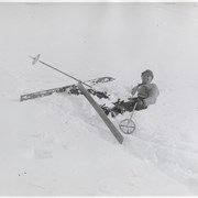 Cover image of Unidentified skier