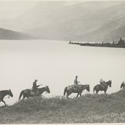 Cover image of Group on horseback