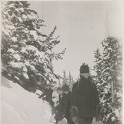 Cover image of Norman Sanson and snowshoers