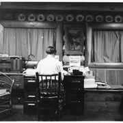 Cover image of [Catharine Whyte seated at desk in home]