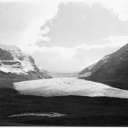 Cover image of [Mountain landscape with glacier]