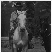 Cover image of [Unidentified man on horseback]