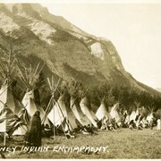 Cover image of Stoney Nakoda encampment