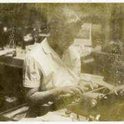 Cover image of [Catharine Whyte at typewriter]