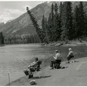 Cover image of [Four people fishing]