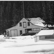 Cover image of Mather's Boat house - Bow River - Banff, Alberta J.D