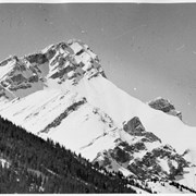 Cover image of Mount Brewster from Mount Norquay, B.N. Park. J.D.