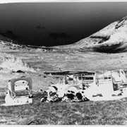 Cover image of Picnic between three jeeps - negative