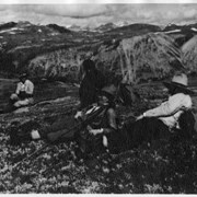 Cover image of Hikers relaxing