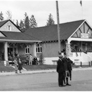 Cover image of People on Banff Avenue - blurry