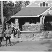 Cover image of Mounties on Banff Avenue