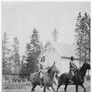 Cover image of Unidentified Indigenous men on horseback