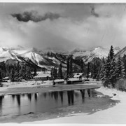 Cover image of Bow River boathouse