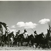 Cover image of Unidentified First Nations people on horseback