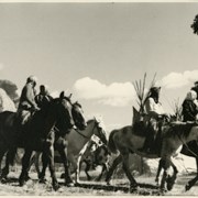 Cover image of Unidentified First Nations women on horseback