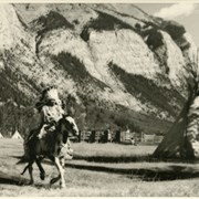 Cover image of Unidentified First Nations man on horseback