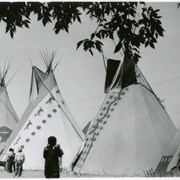 Cover image of Row of tepees