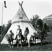 Cover image of Unidentified First Nations men and child