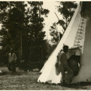 Cover image of Unidentified First Nations people and tepee
