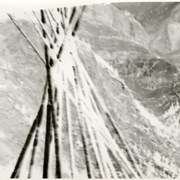 Cover image of Tepee close up - negative