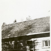 Cover image of Catharine Whyte outside the Whyte House