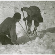 Cover image of People digging in an avalanche slope
