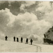 Cover image of Skiers - blurry