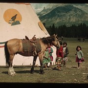 Cover image of Children at Banff Indian Days