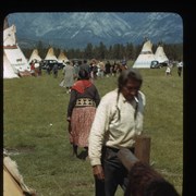 Cover image of Banff Indian Days camp scene